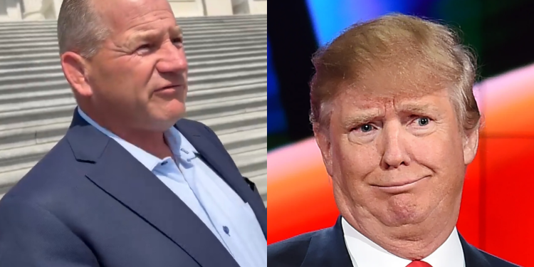 Troy Nehls speaking about Donald Trump being born a very special baby