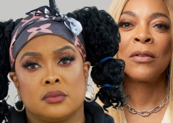 Da Brat filming a mock Surviving Deb documentary clip amid her Deb Antney feud