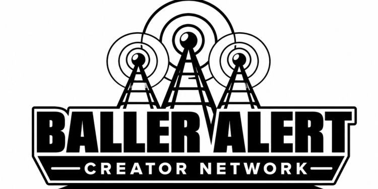 Logo showing three broadcasting towers with concentric signal rings above bold text and the words 'CREATOR NETWORK'.