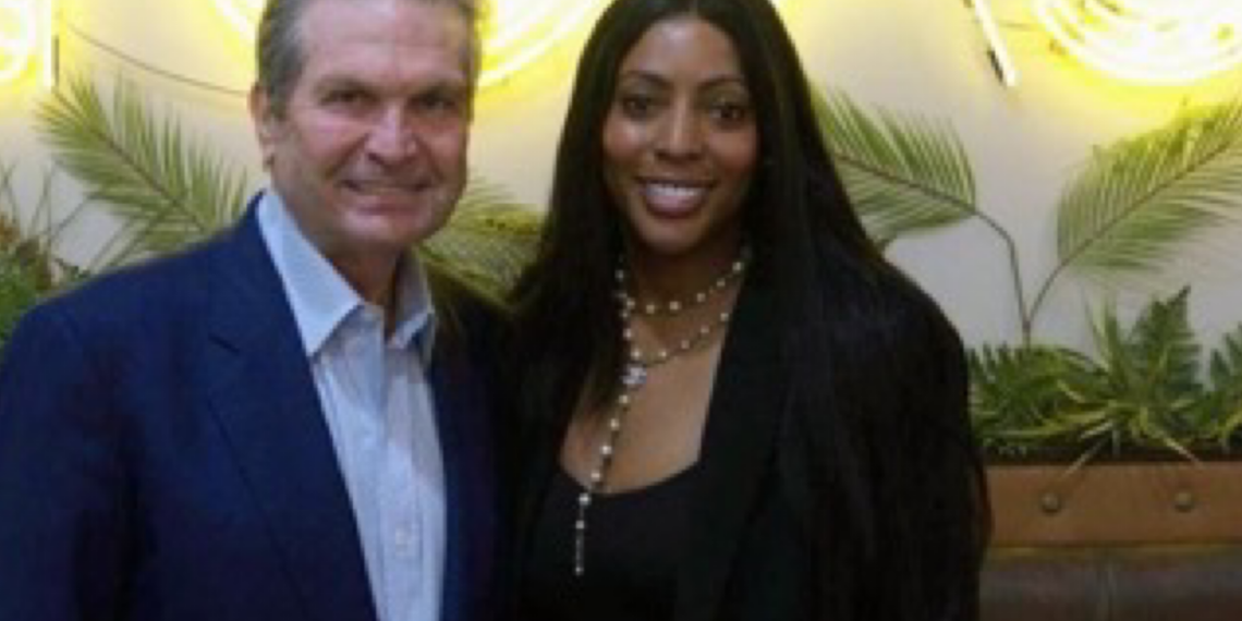 Toast on Lenox owner Tamara Young pictured with Georgia governor candidate Rick Jackson