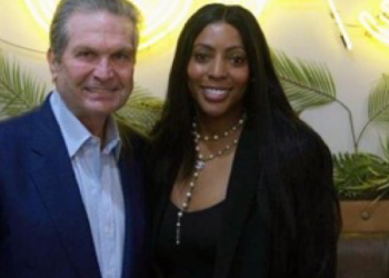 Toast on Lenox owner Tamara Young pictured with Georgia governor candidate Rick Jackson