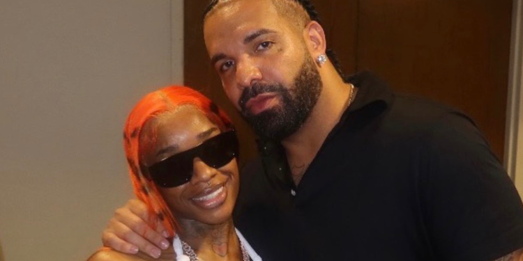 sexyy-red-drake - Baller Alert Sexyy Red and Drake at the World Cup final at MetLife Stadium after he gifted her a red diamond hardware Birkin