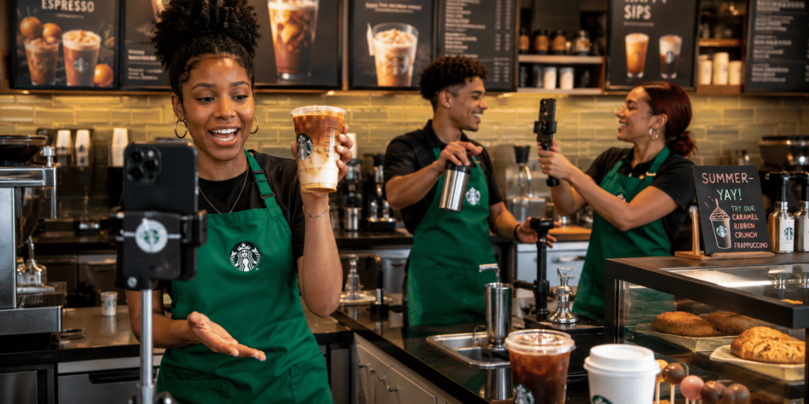 Starbucks Is Jumping On The TikTok Creator Train And Baristas Are First In Line To Get Paid