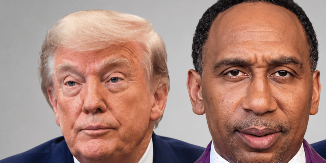 Stephen A. Smith reacting to Team USA’s World Cup loss to Belgium and Trump’s FIFA call