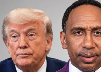 Stephen A. Smith reacting to Team USA’s World Cup loss to Belgium and Trump’s FIFA call