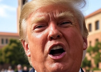 Donald Trump speaking at the White House Rose Garden about immigrants on July 6 2026