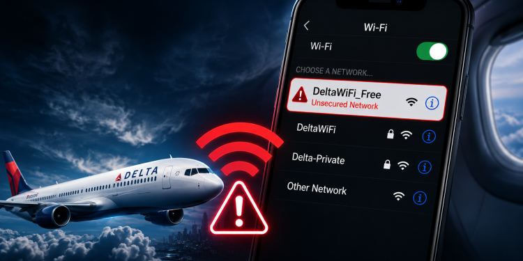 Someone Set Up A Fake WiFi Network On A Delta Flight, Now The Feds Are Investigating A Possible Trap For Passengers