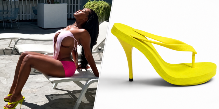 Ballerific Fashion: JT Trades The Rap Booth For Runway-Ready Flip Flop Heels In New Supplier Earth Collab