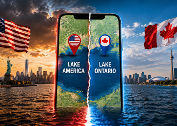 Google Maps Really Changed Lake Ontario To “Lake America” But Canada Is Not Playing Along