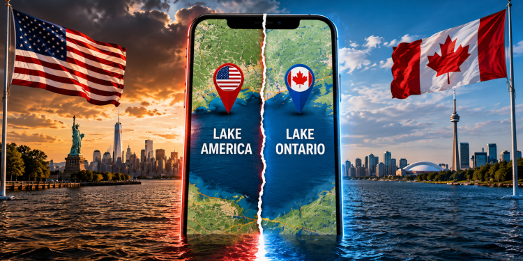 Google Maps Really Changed Lake Ontario To “Lake America” But Canada Is Not Playing Along