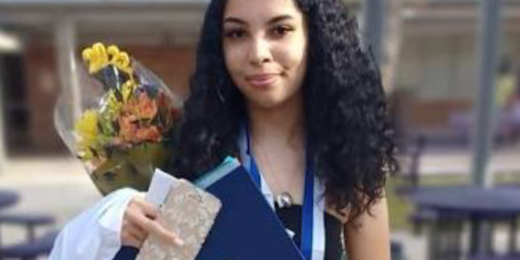 Body cam still from the Asia Bennett shooting outside her Jacksonville home