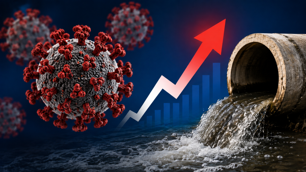 COVID In Wastewater Jumped 106% From July To August