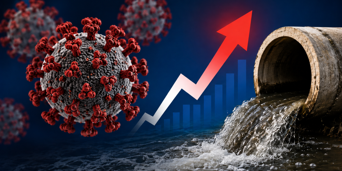 COVID In Wastewater Jumped 106% From July To August