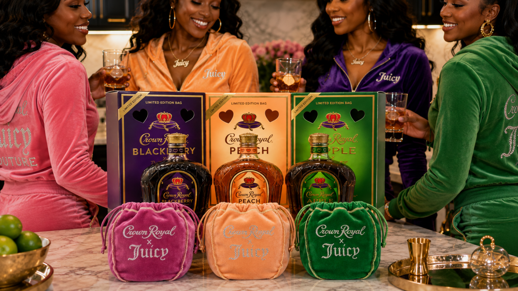 Crown Royal Dropped Rhinestone Velour Bags With Juicy Couture, But The Pouch Might Be The Real Flex