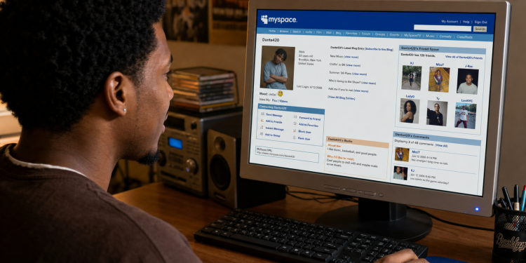 A classic customizable Myspace profile page as talk of a Myspace comeback spreads online