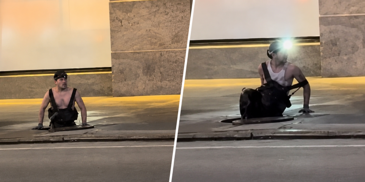 Three People Pop Out Of An NYC Manhole Near Penn Station, But The Real Mystery Is What They Were Doing Below