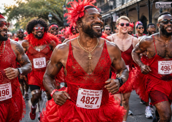 New Orleans Red Dress Run Looks Like A Lit Party, But The Real Story Is Community - Baller Alert New Orleans Red Dress Run Looks Like A Lit Party, But The Real Story Is Community