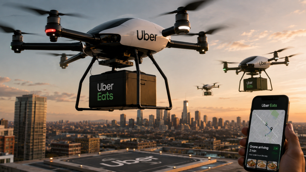 Uber Wants 1 Million Daily Drone Deliveries By 2029, But What Happens To Workers, Air Safety And Privacy?