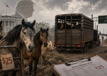 Under Trump, Federally Protected Wild Horses Are Being Sold For $25 And Shipped Across The Border To Be Killed