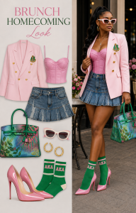 AKA brunch look