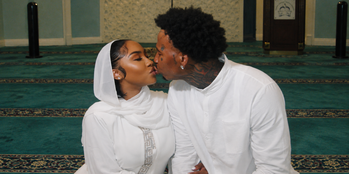 Ari Fletcher Shares Wedding Photos With Moneybagg Yo In All White And Matching Rings
