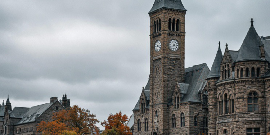 McGraw Tower on campus as prosecutors reopen the Cornell fraternity case