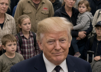 Donald Trump as his administration plans to resettle white South Africans as refugees