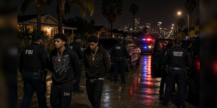 Houston gang sweep FBI arrests YNS members including two YouTube rappers