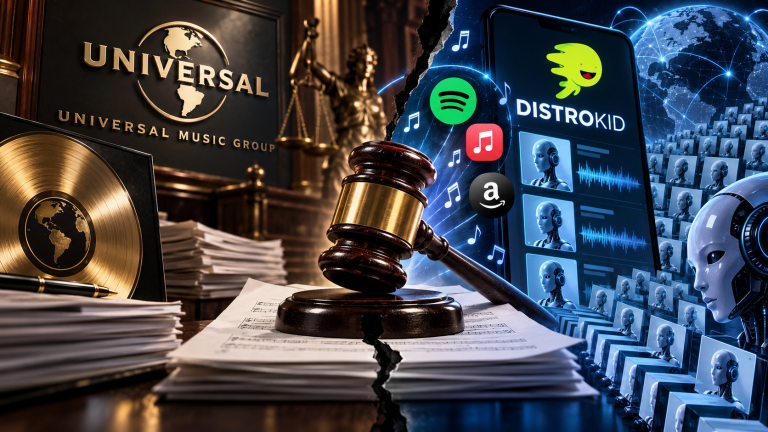 Universal Music Group Sues DistroKid For Allegedly Flooding Streaming Platforms With AI Slop