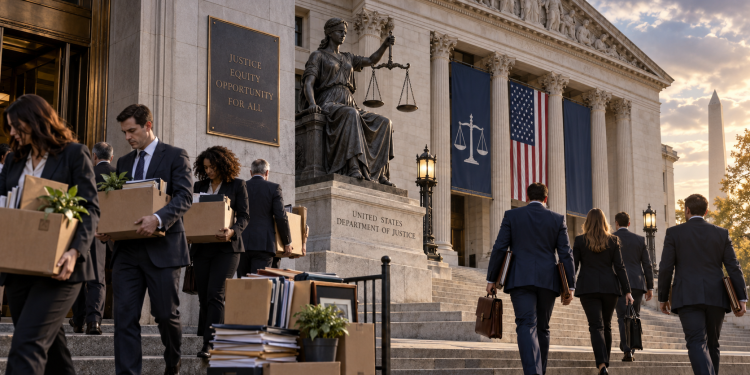DOJ Civil Rights Division Loses 300 Lawyers And Hires Attorneys From Conservative Groups, Report Says