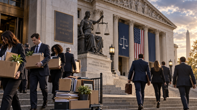 DOJ Civil Rights Division Loses 300 Lawyers And Hires Attorneys From Conservative Groups, Report Says