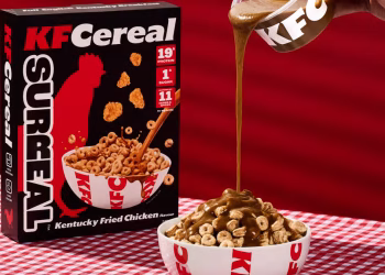 KFC Dropped Chicken Flavored Cereal For Breakfast, But They Want You To Use Gravy Instead Of Milk
