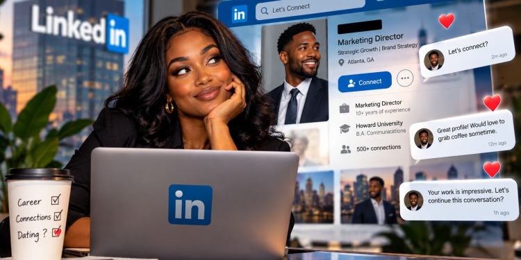 “Let’s Connect” Has A Whole New Meaning: Why Singles Are Shooting Their Shot On LinkedIn - Baller Alert “Let’s Connect” Has A Whole New Meaning: Why Singles Are Shooting Their Shot On LinkedIn