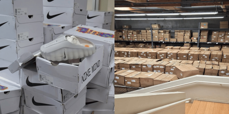 $10 Million Fake Nike And Adidas Bust In California, Nearly 26,000 Items Seized As Owner Remains On The Loose