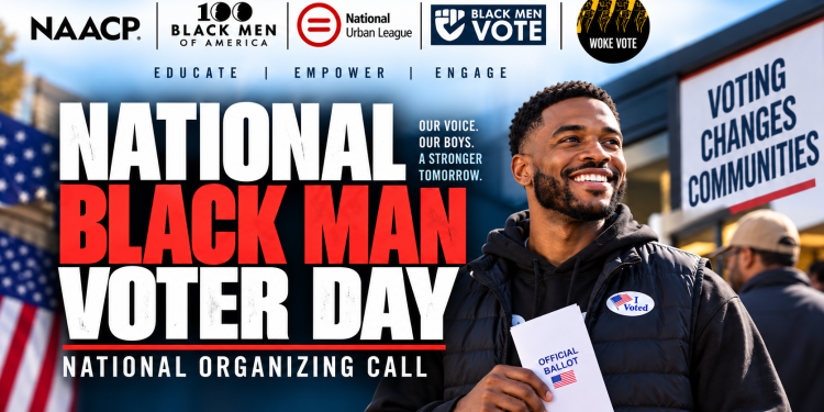 National Black Man Voter Day Wants 100,000 Black Men Mobilized: Why October 24 Could Be Bigger Than One Election