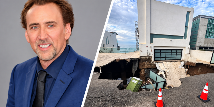 Nicolas Cage’s Malibu Home Nearly Swallowed By Massive Sinkhole: The Coastline Was Already Showing Warning Signs