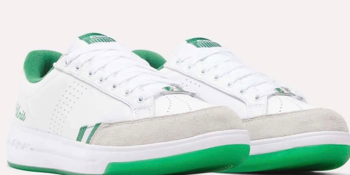 G-Unit Reeboks white and green G6 retro with 50 Cent