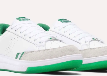 G-Unit Reeboks white and green G6 retro with 50 Cent