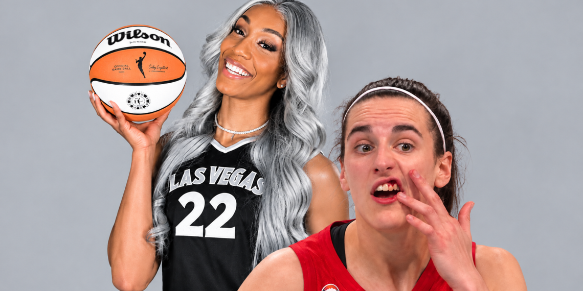 A'ja Wilson celebrates her fifth WNBA MVP with the Las Vegas Aces