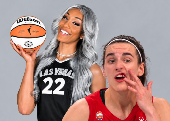 A'ja Wilson of the Las Vegas Aces during Game 3 against the Indiana Fever