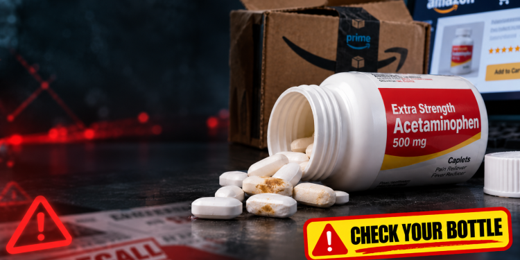 Before You Pop That Pain Pill: Amazon Recalls Over 112,000 Acetaminophen Bottles as Discoloration Raises Safety Concerns
