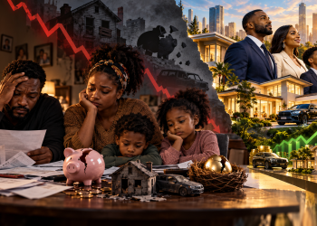 Black Folks Are Falling Further Behind Financially: Net Worth Drops to $36,800 While White Households Hold Nine Times More