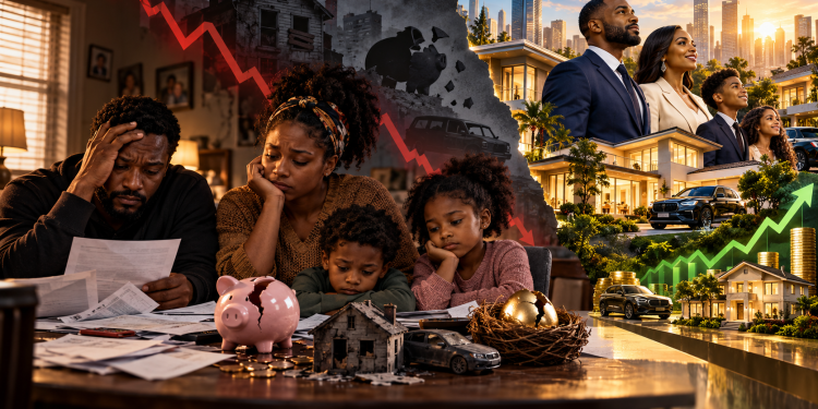 Black Folks Are Falling Further Behind Financially: Net Worth Drops to ,800 While White Households Hold Nine Times More - Baller Alert Black Folks Are Falling Further Behind Financially: Net Worth Drops to $36,800 While White Households Hold Nine Times More