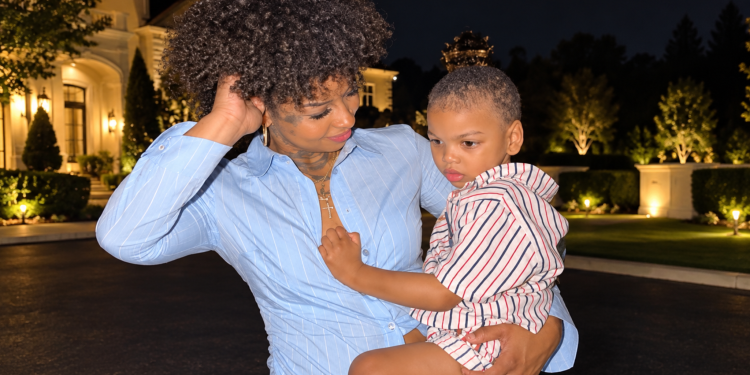 Chrisean Rock - Baller Alert Chrisean Rock holding her son Chrisean Jr