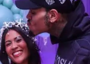 Diamond Brown, who accuses Chris Brown of threatening her boyfriend