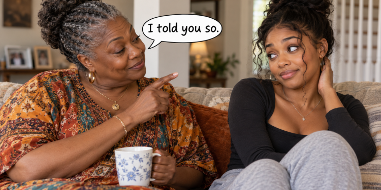 Good underwear lesson as a grandma tells her granddaughter I told you so