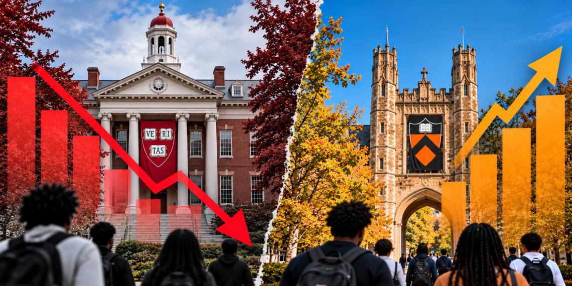 Harvard’s Black Enrollment Fell for a Third Year While Princeton’s Rebounded