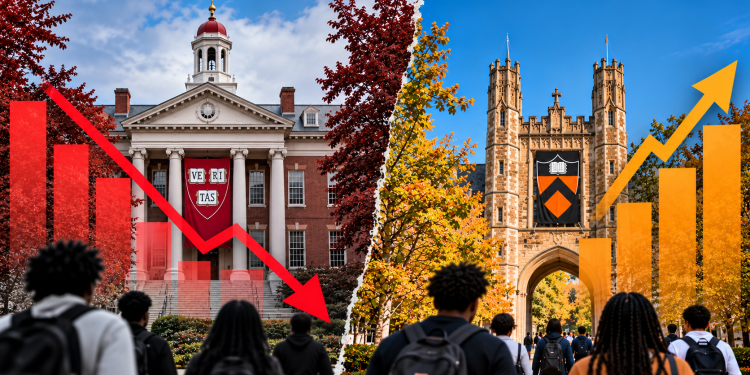 Harvard’s Black Enrollment Fell for a Third Year While Princeton’s Rebounded