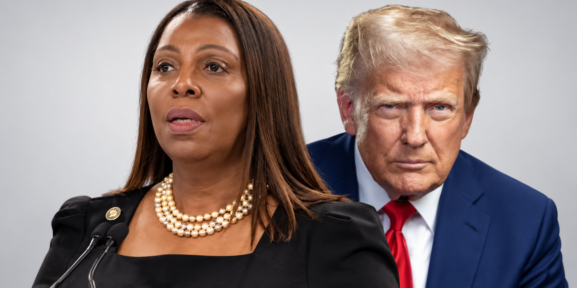 Letitia James and Donald Trump, who called her corrupt after she became special prosecutor in the Cornell case