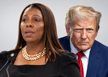 Letitia James and Donald Trump, who called her corrupt after she became special prosecutor in the Cornell case